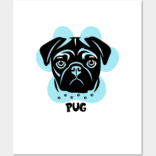 Dog sayings PUG ,brafdesign Posters and Art